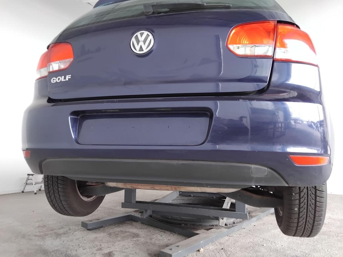 VW Golf 6 Fließheck orig. Stoßfänger Stoßstange hinten BJ2010 LD5Q Shadow Blue