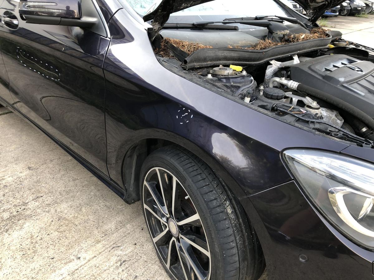 Mercedes CLA C117 bis 16 Kotfl&uuml;gel vorn rechts Beifahrer Seitenwand 592 lila