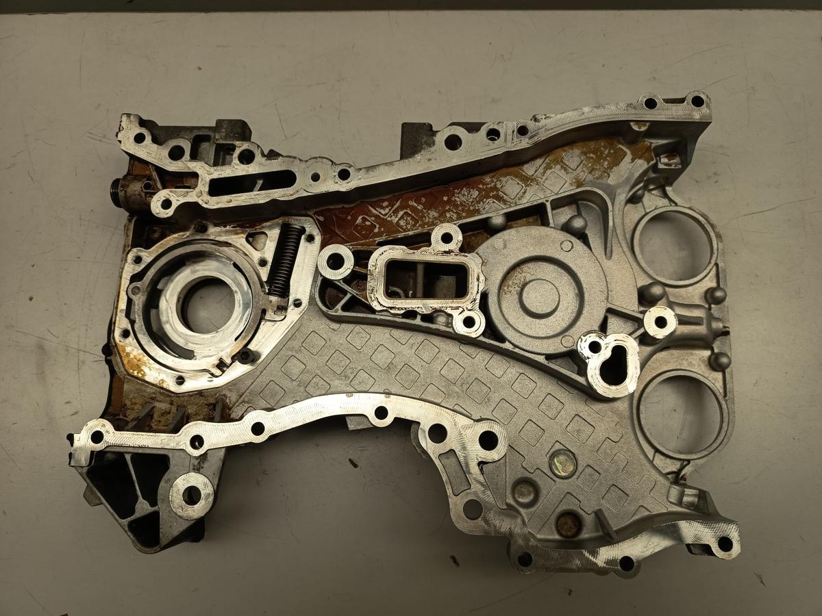 Opel Corsa D original Stirndeckel Steuergeh&auml;use 1.2l 63kW Benzin A12XER Bj 2010