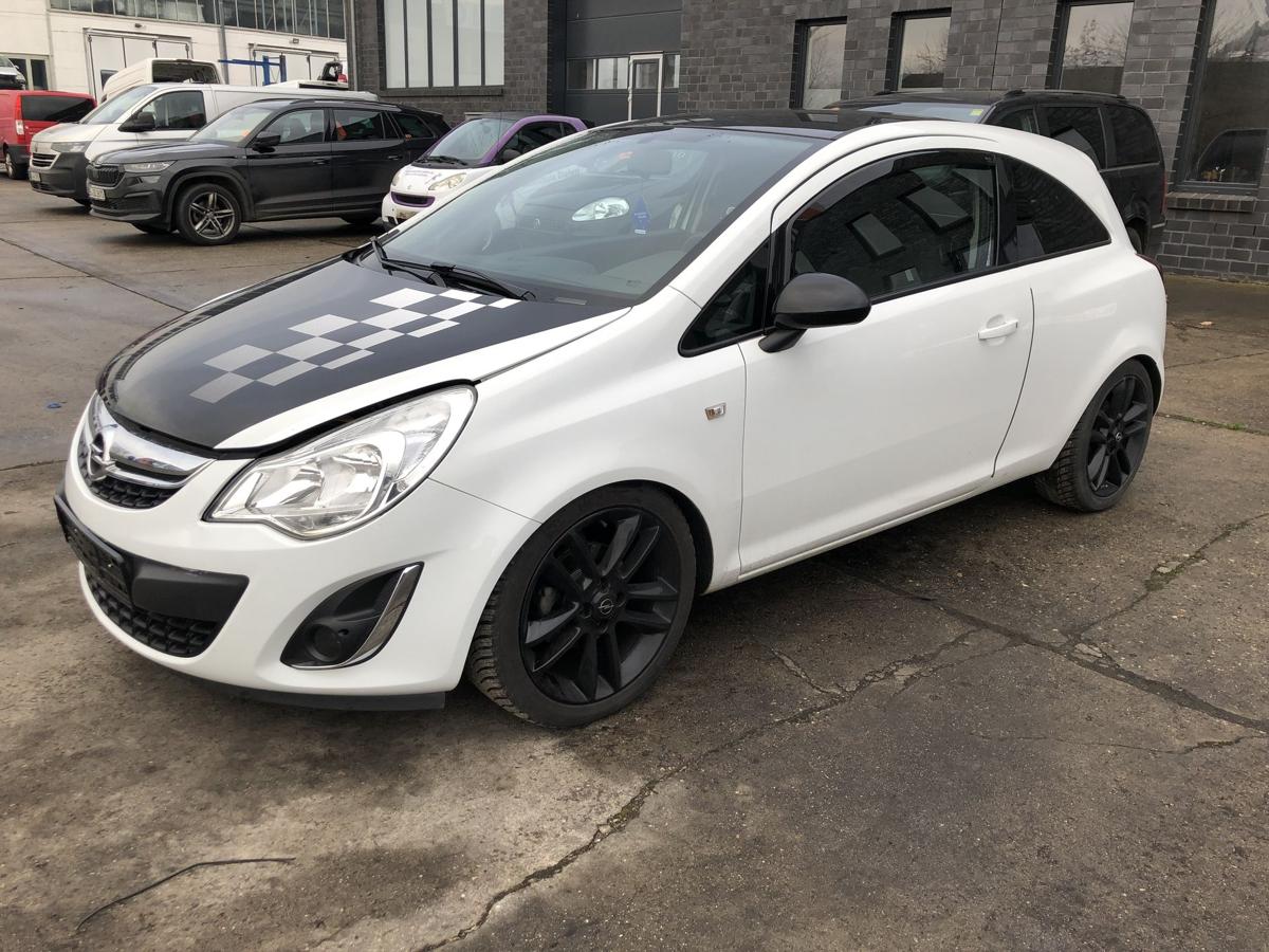 Opel Corsa D Komplettradsatz Alufelgen schwarz 17 Zoll Allwetter 215 45 ZR17