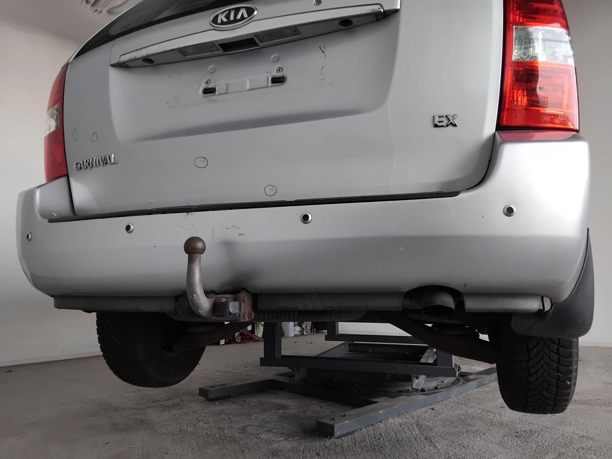 Kia Carnival III MB original Stossfänger Stoßstange hinten PDC BJ2007 silber