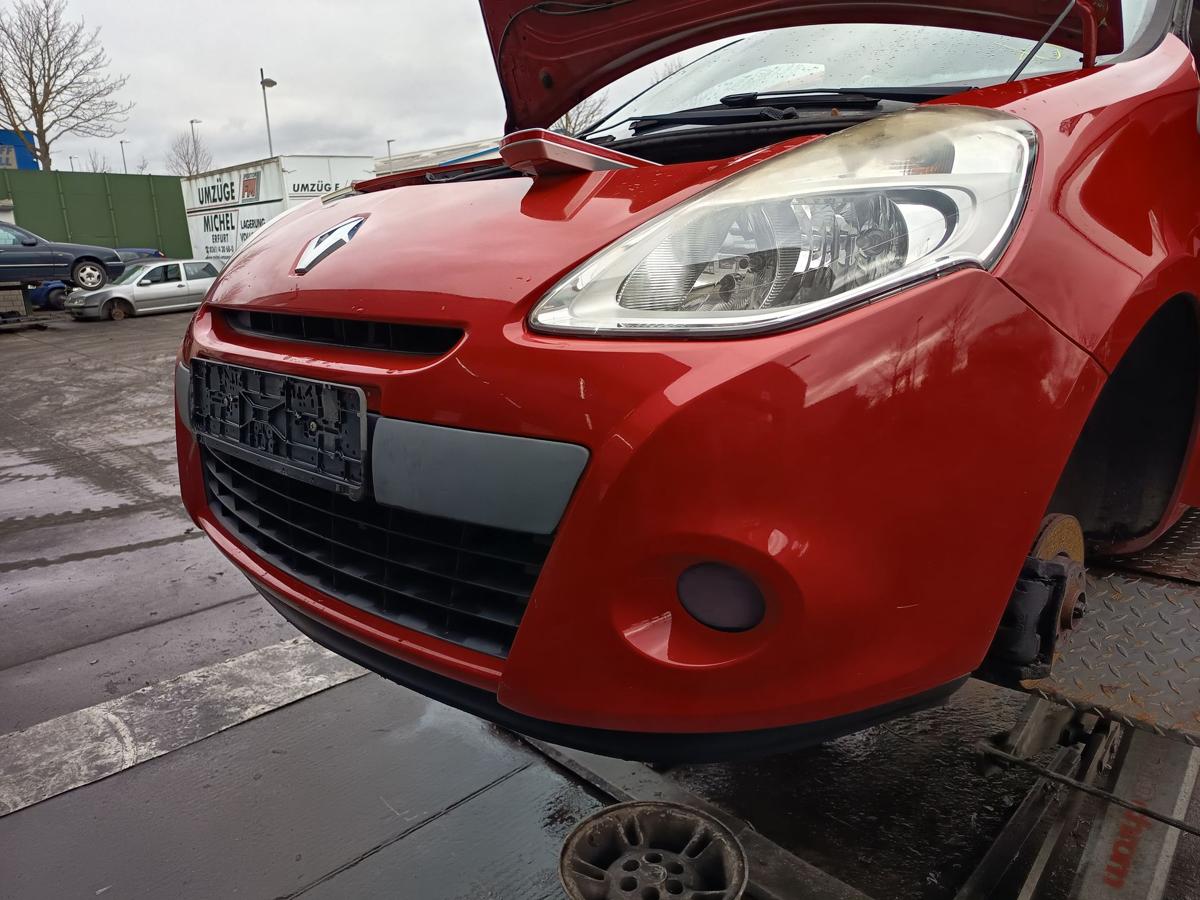 Renault Clio III original Sto&szlig;stange F&auml;nger vorn Front 727 Spanischrot Bj 2012