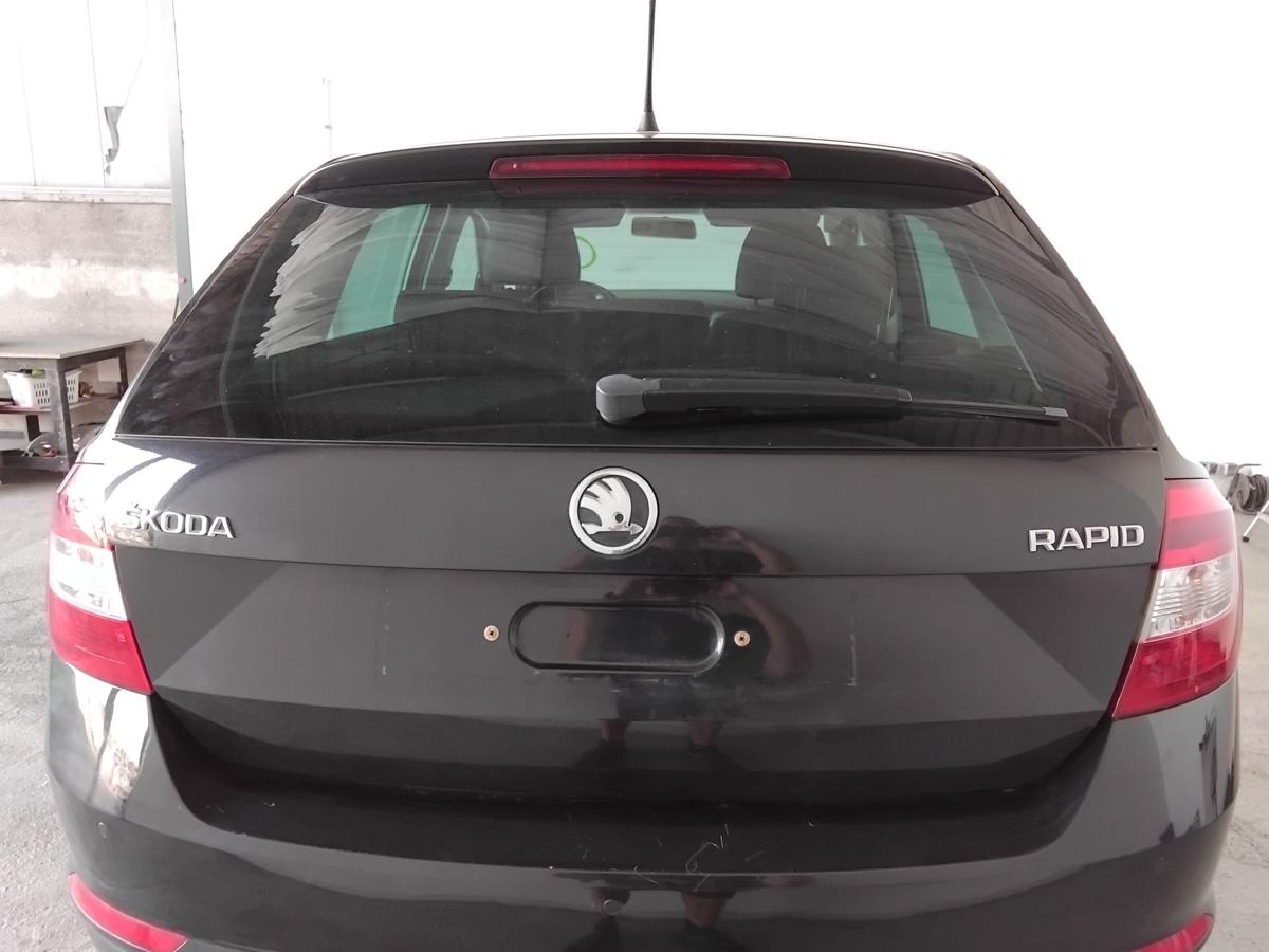 Skoda Rapid NH Spaceback Heckklappe LF9R Blackmagic inkl.Scheibe dunkel BJ2013