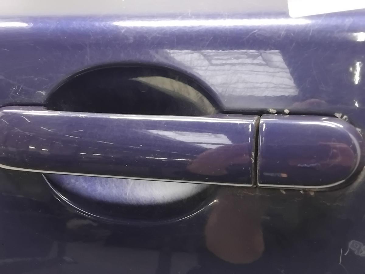 Nissan Micra K12 original T&uuml;r vorn links BW6 Dark Blue Metallic 5t&uuml;rig BJ2003