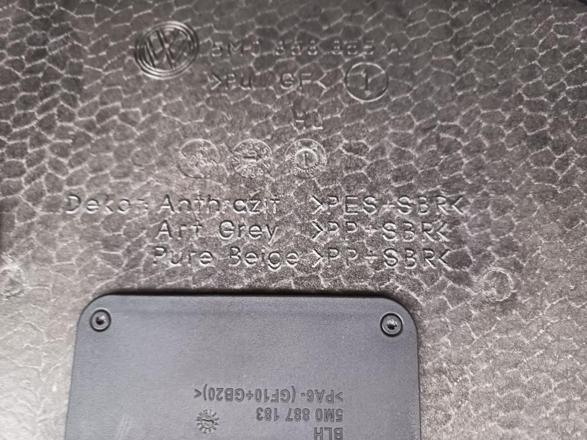 VW Golf Plus 5M original Kofferbodenabdeckung 5M0858855A Ablage anthrazit Bj2006