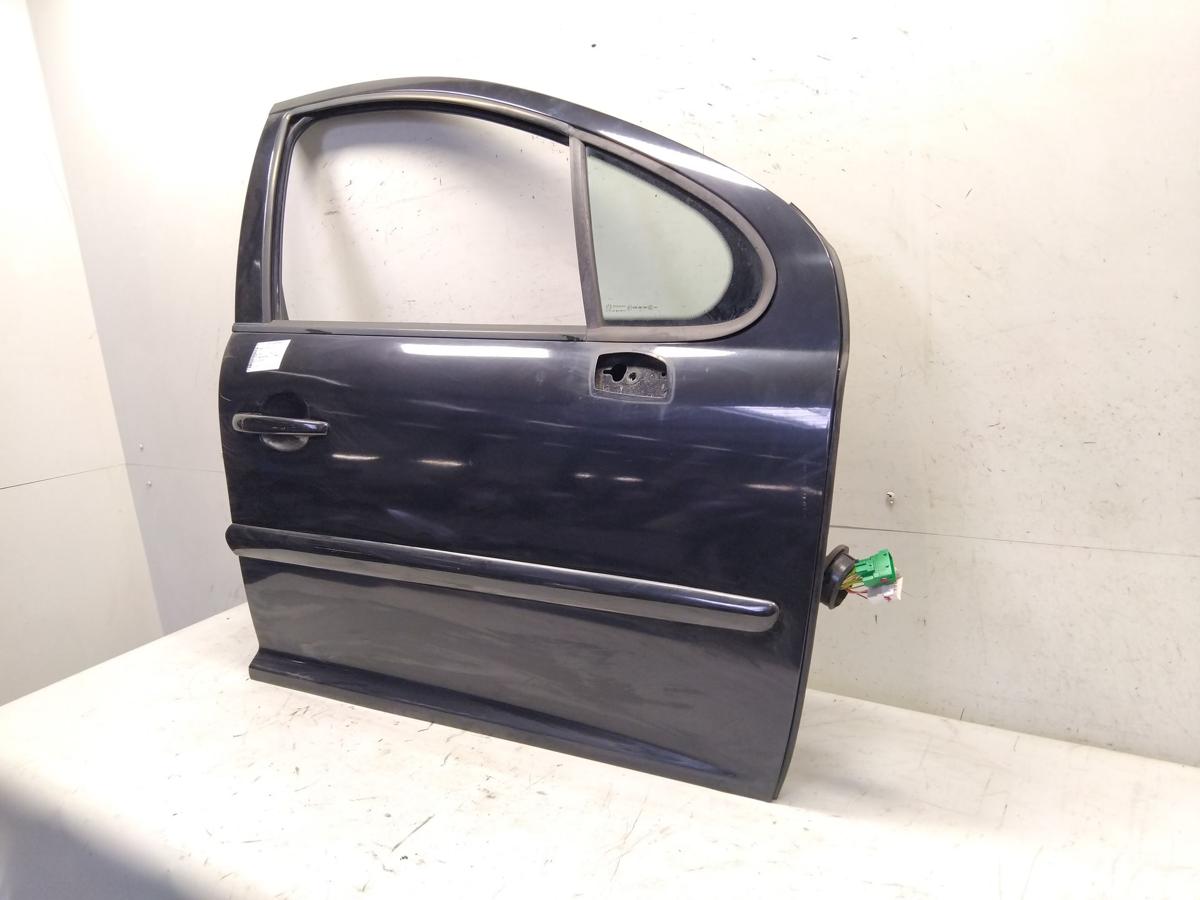 Peugeot 207 original T&uuml;r vorn rechts EXL Nachtschwarz Metallic BJ2006