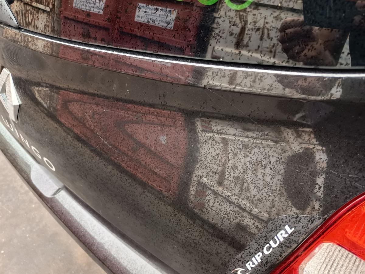 Renault Twingo II original Heckklappe mit Scheibe 676 Perlmuttschwarz Bj 2011