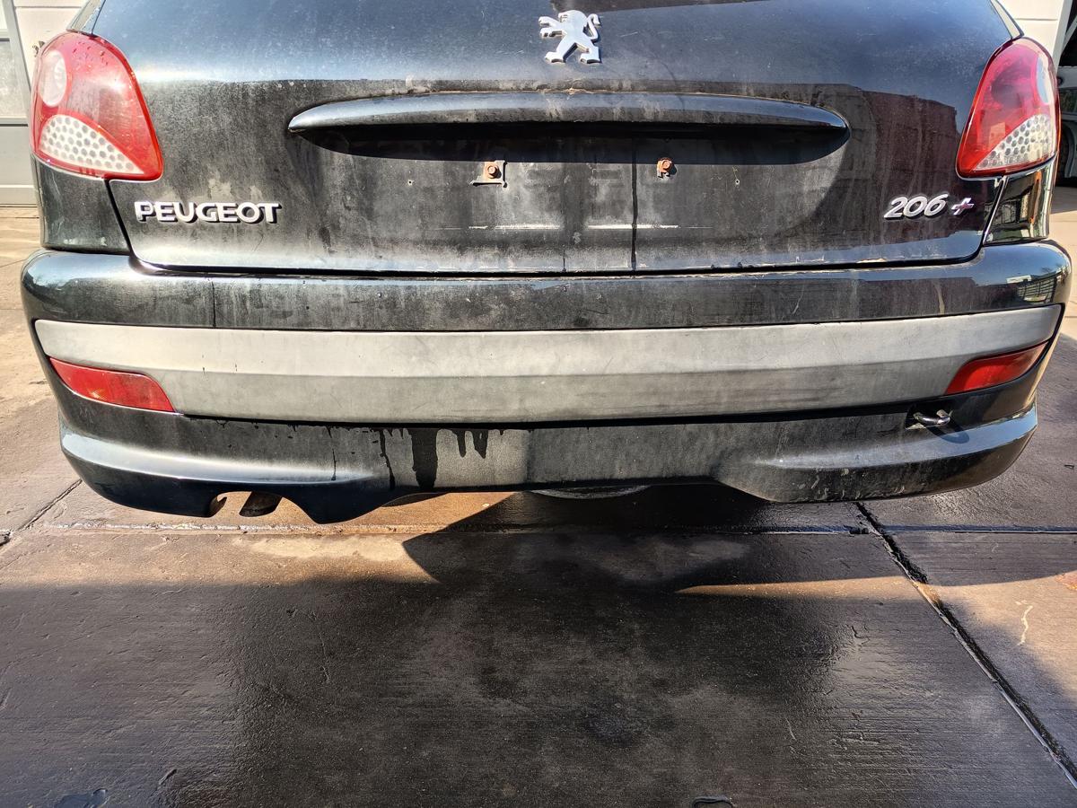 Peugeot 206+ original Sto&szlig;stange hinten 3 T&uuml;rer KTV Perla Schwarz Baujahr 2009