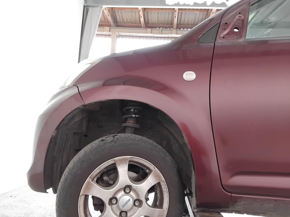 Subaru Justy 4 M300F Sirion 2 M300 original Kotflügel vorn links BJ2008 R56 Maroon brown