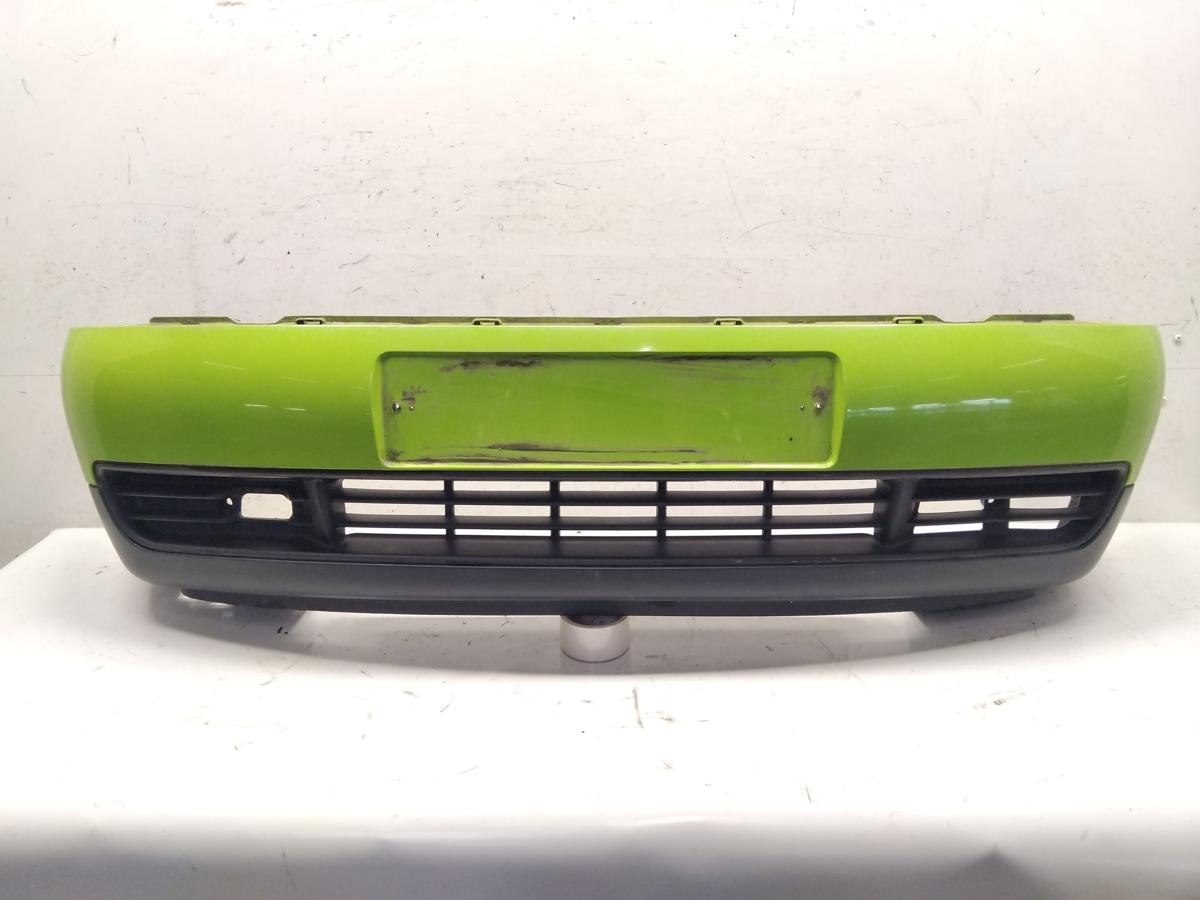 VW Lupo 6X original Sto&szlig;f&auml;nger Sto&szlig;stange vorn LR6A Fantasiagr&uuml;n BJ1999