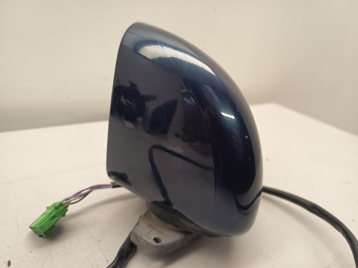 VW New Beetle 9C bis 2005 original Au&szlig;enspiegel links elektrisch in dunkelblau