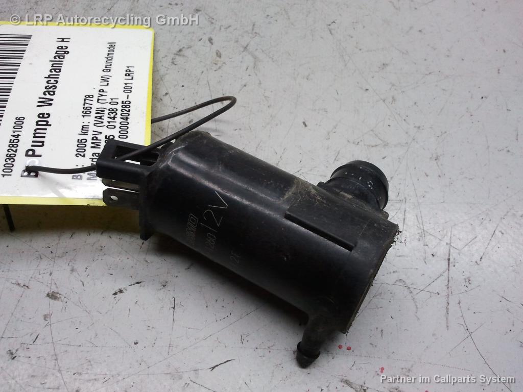 Mazda MPV BJ2003 Pumpe Waschanlage hinten 8603101260 ASMO