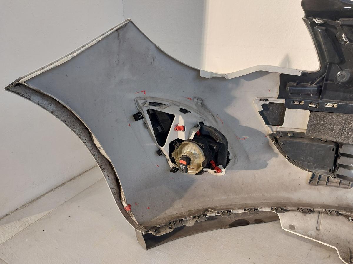 Opel Corsa D ab 2010 Stossf&auml;nger vorn Facelift NSW Bumper GFO weiss Stossstange