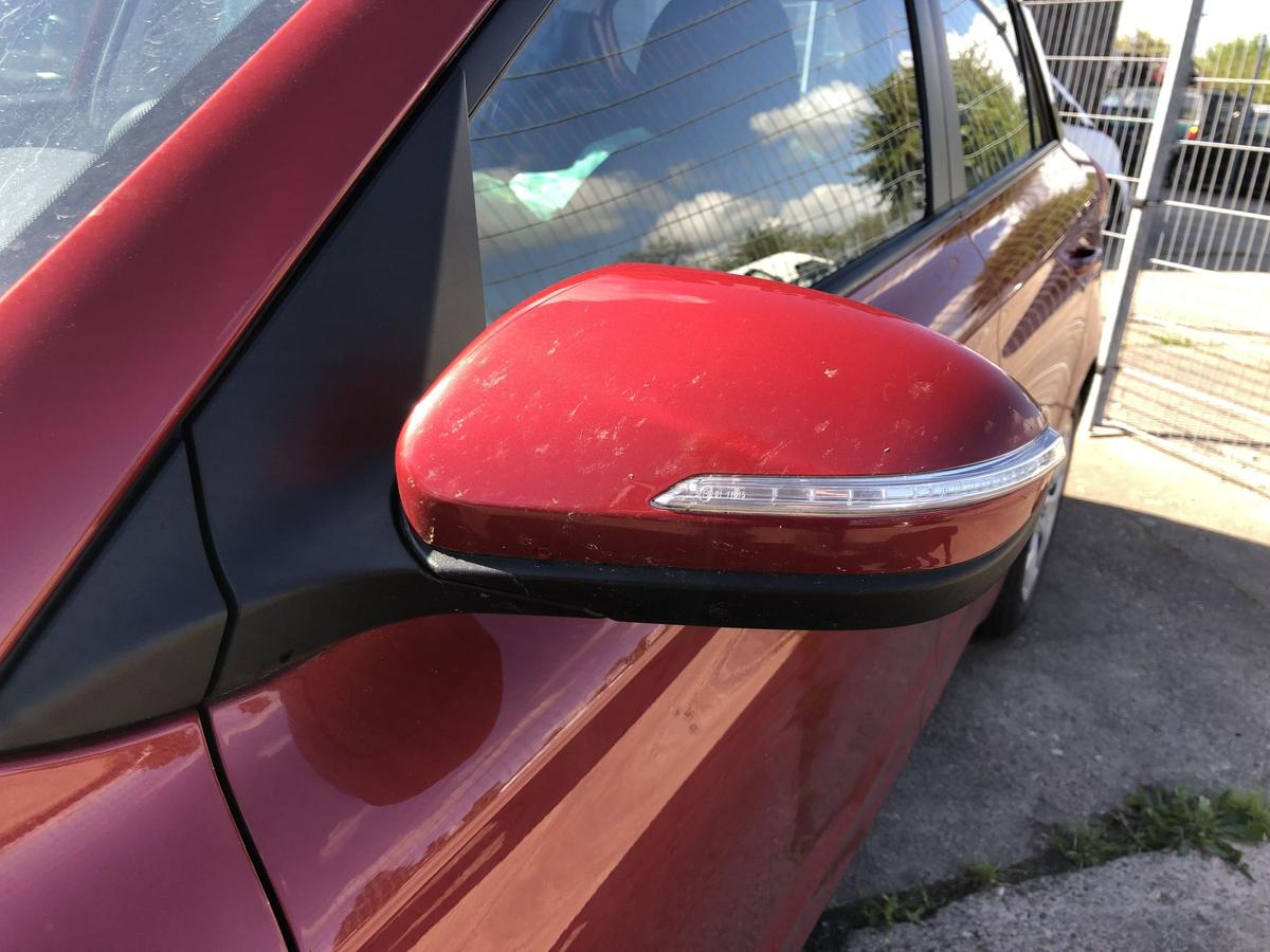 Hyundai i20 GB Au&szlig;enspiegel links Spiegel elektrisch anklappbar Passion Red OR