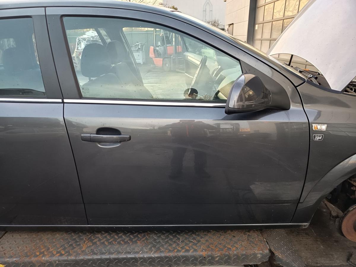 Opel Astra H original T&uuml;r vorn rechts Beifahrer Z177 Karbongrau Bj 2010
