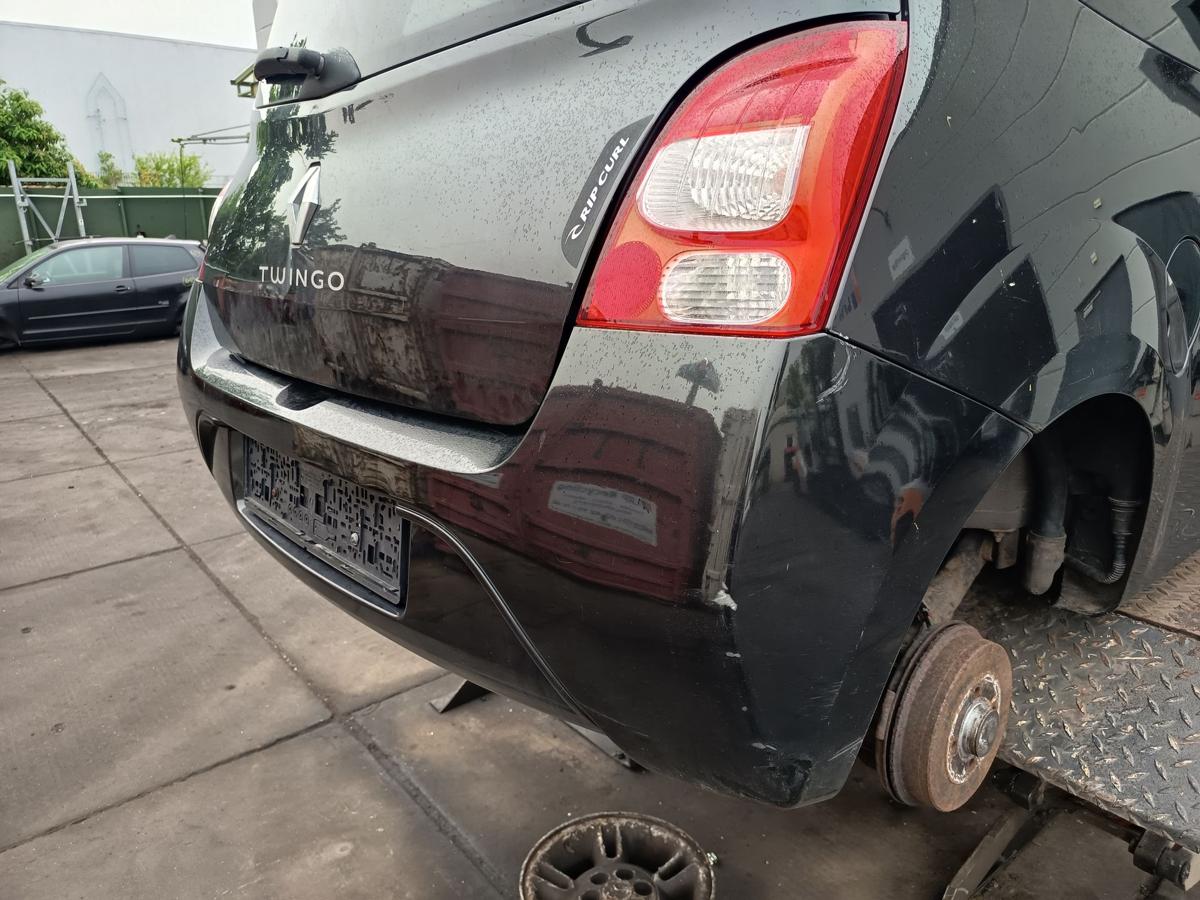 Renault Twingo II original Sto&szlig;stange F&auml;nger hinten Heck 676 Perlmuttschwarz