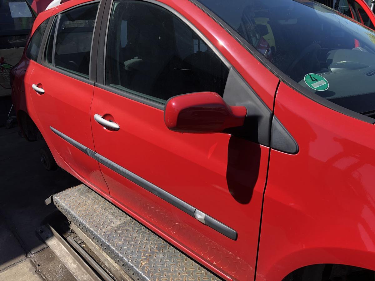 Renault Clio III original Tür vorn rechts Beifahrer 727 Spanischrot Bj 2008