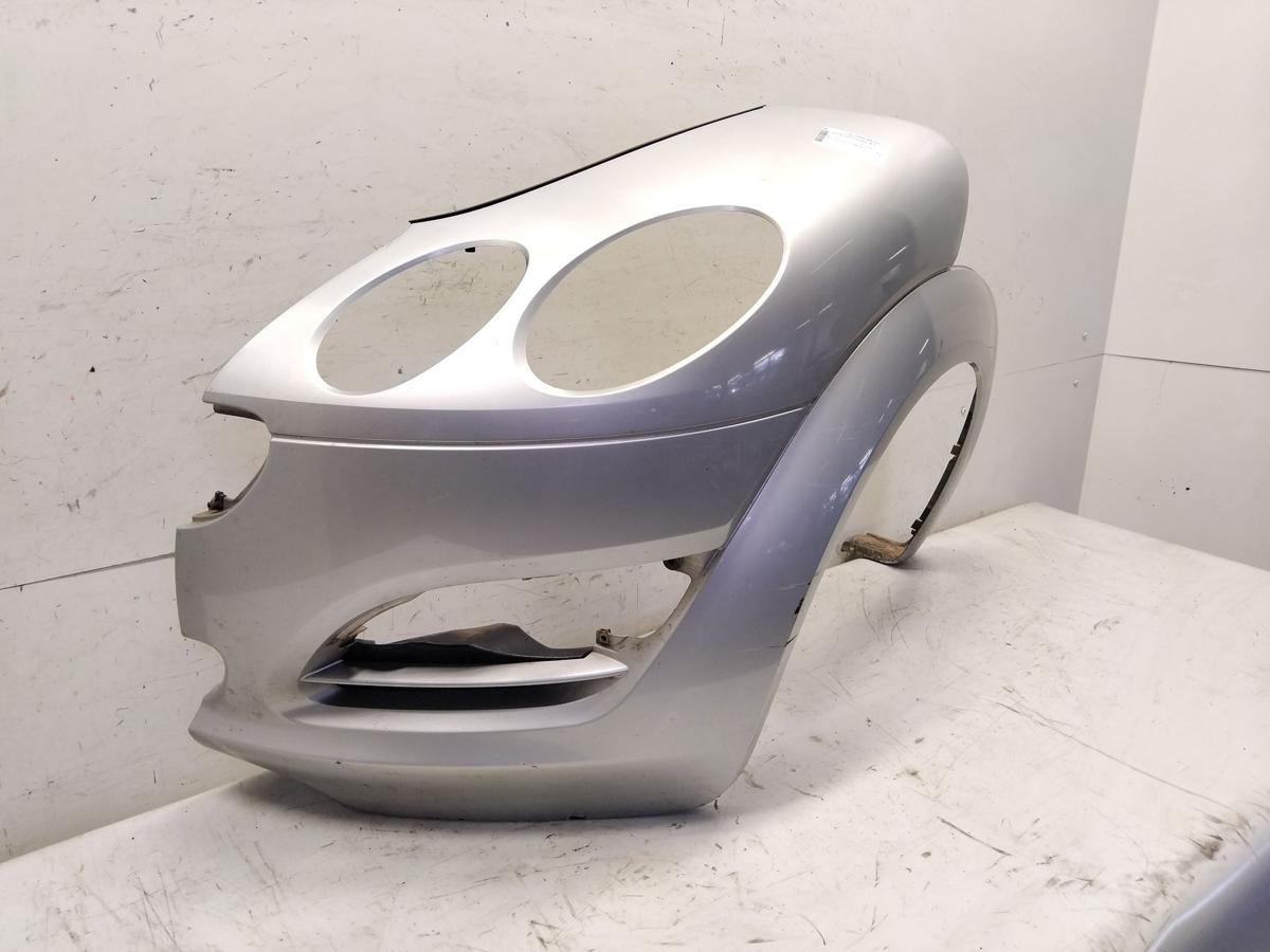 Smart ForFour original Kotfl&uuml;gel Sto&szlig;stangenecke vorn links silber Bj.2004