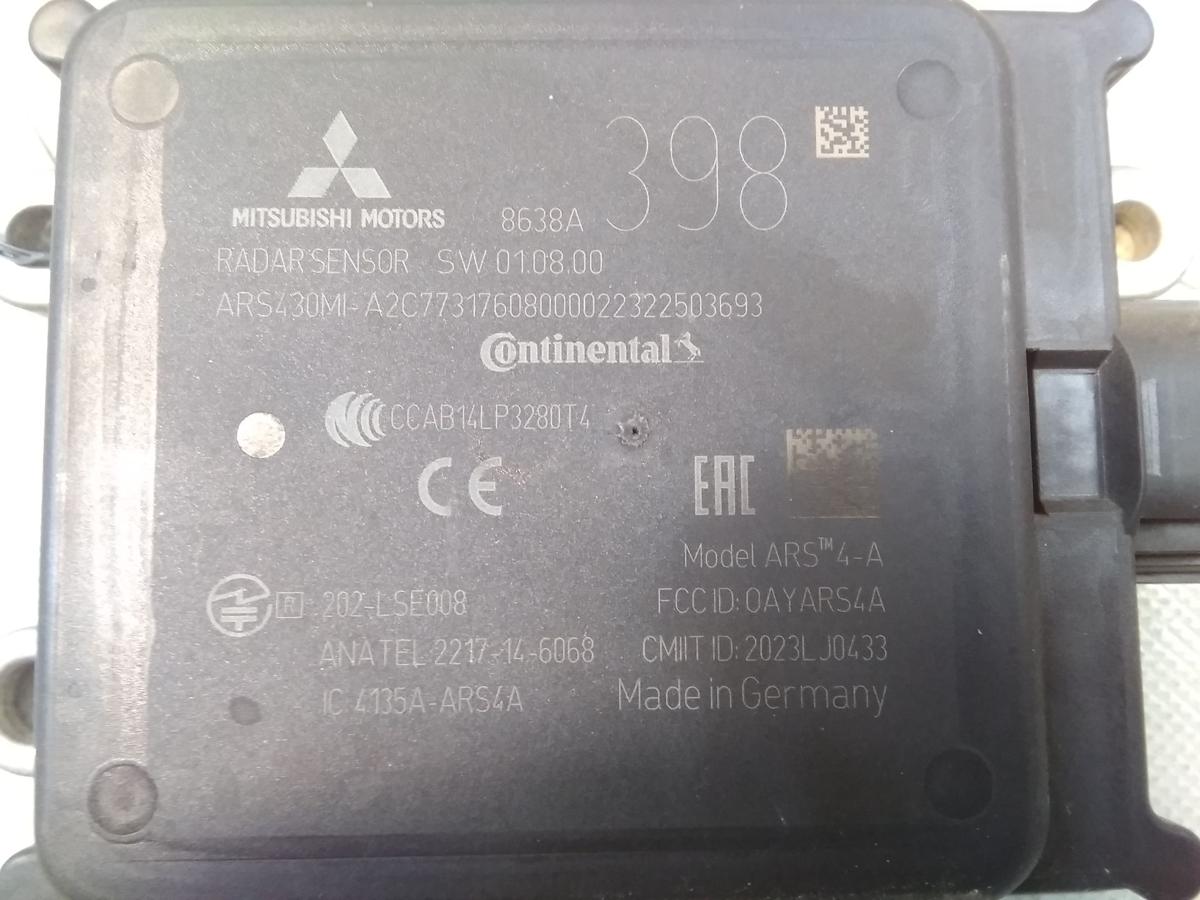 Mitsubishi Eclipse Cross Bj.2024 original Radarsensor Kollisionswarnsystem vorn A2C773176080 2217146068 8638A398