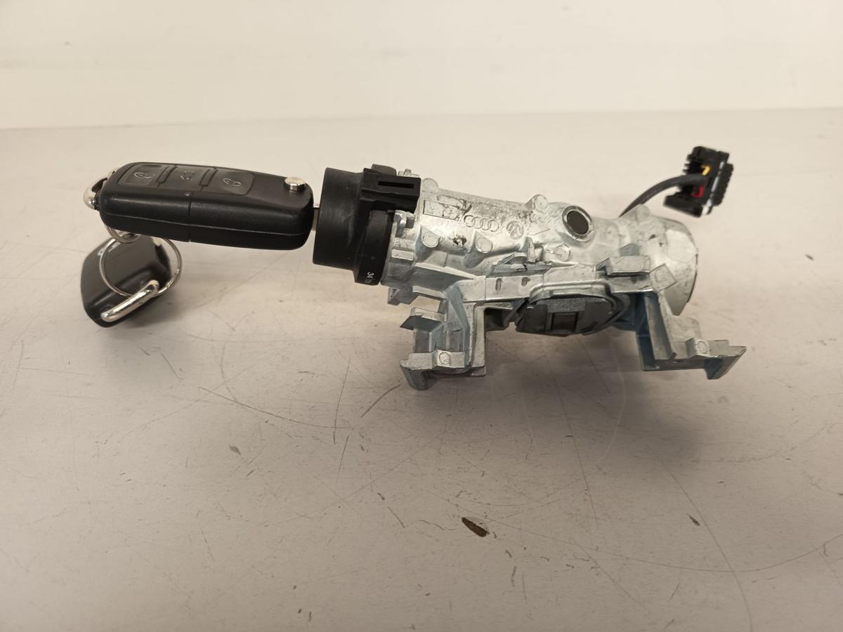 VW Golf VI 5K Bj 2009 original Zündschloss mit 2 Schlüssel 1,4L 59KW Benzin