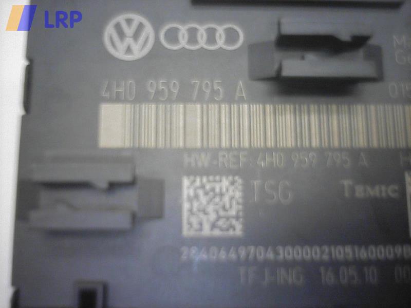 Audi A8 4H Bj.2010 Türsteuergerät hinten links 4H0959795A Temic