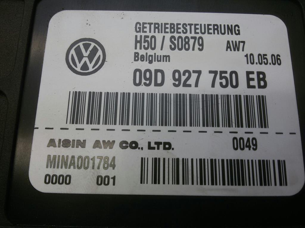 VW Touareg 7L Bj2006 original Getriebesteuerung 09D927750EB