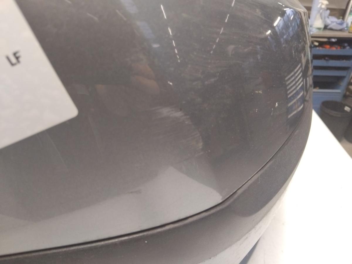 Skoda Fabia 6Y Facelift original Sto&szlig;stange Sto&szlig;f&auml;nger vorn stonegrey Bj.2006