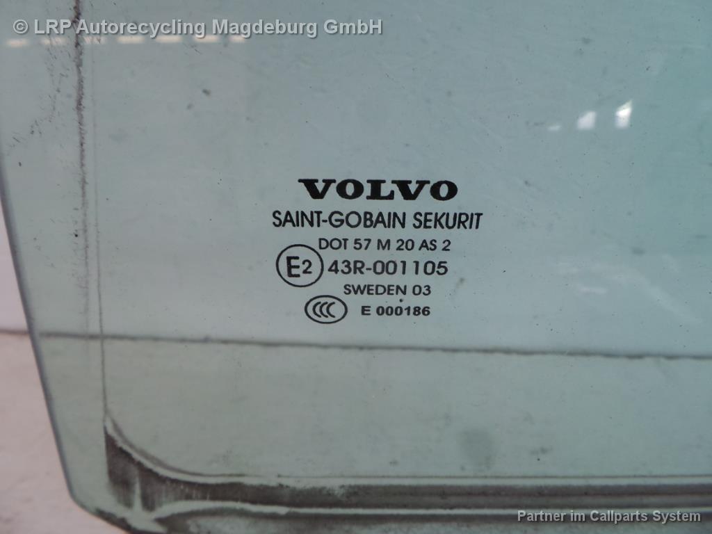 Volvo S60 Limousine Bj.04 Türscheibe hinten links grüncolor Scheibe