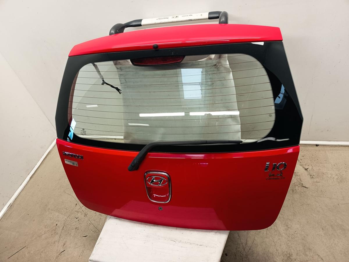 Hyundai I10 PA orig Heckklappe mit Scheibe Kofferraum H4 Rot Bj 2012