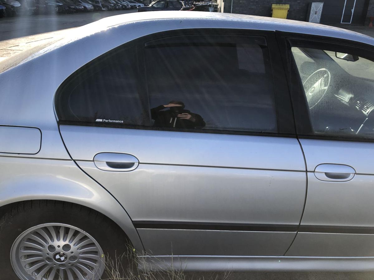 BMW 5er E39 Limo Tür hinten rechts Beifahrerseite Rohbau 309 Arktis Silber Metallic