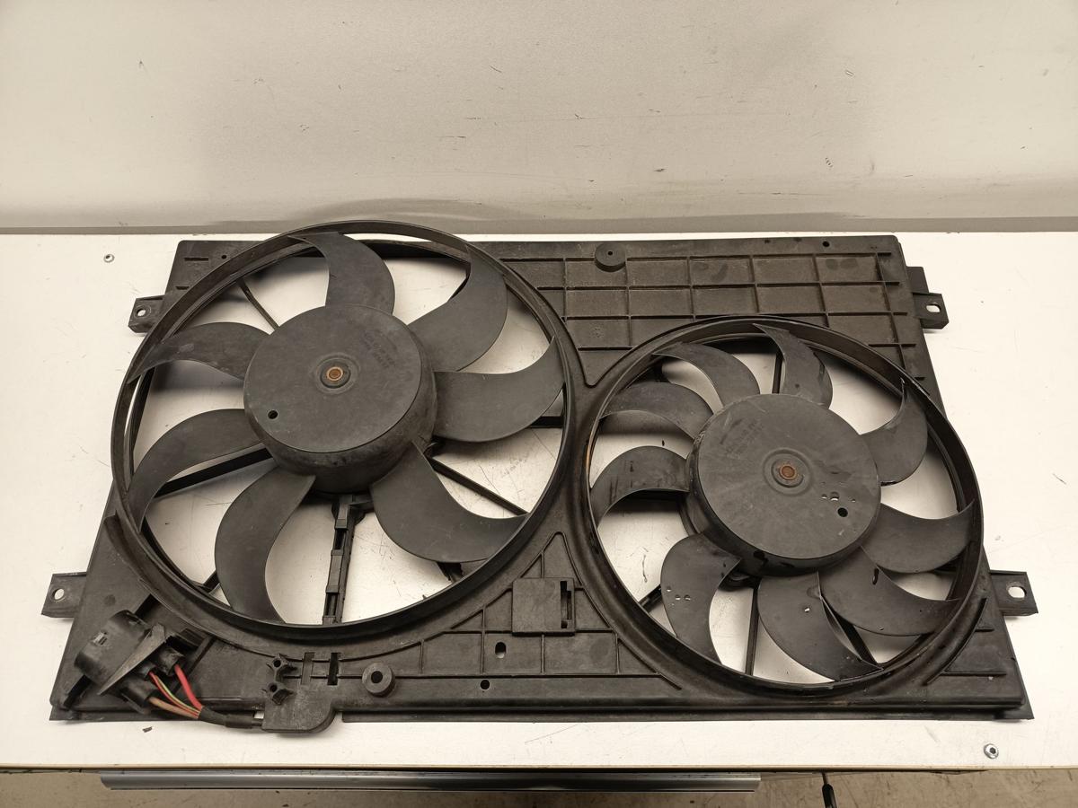 VW Golf VI original Elektrol&uuml;fter mit Zarge 1.4l 90kW Benzin Baujahr 2009