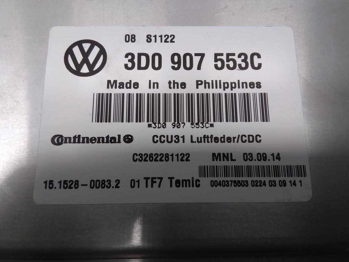 VW Phaeton GP4 original Steuergerät Luftfahrwerk Luftfederung 3D0907553C Bj.2015 15152800833