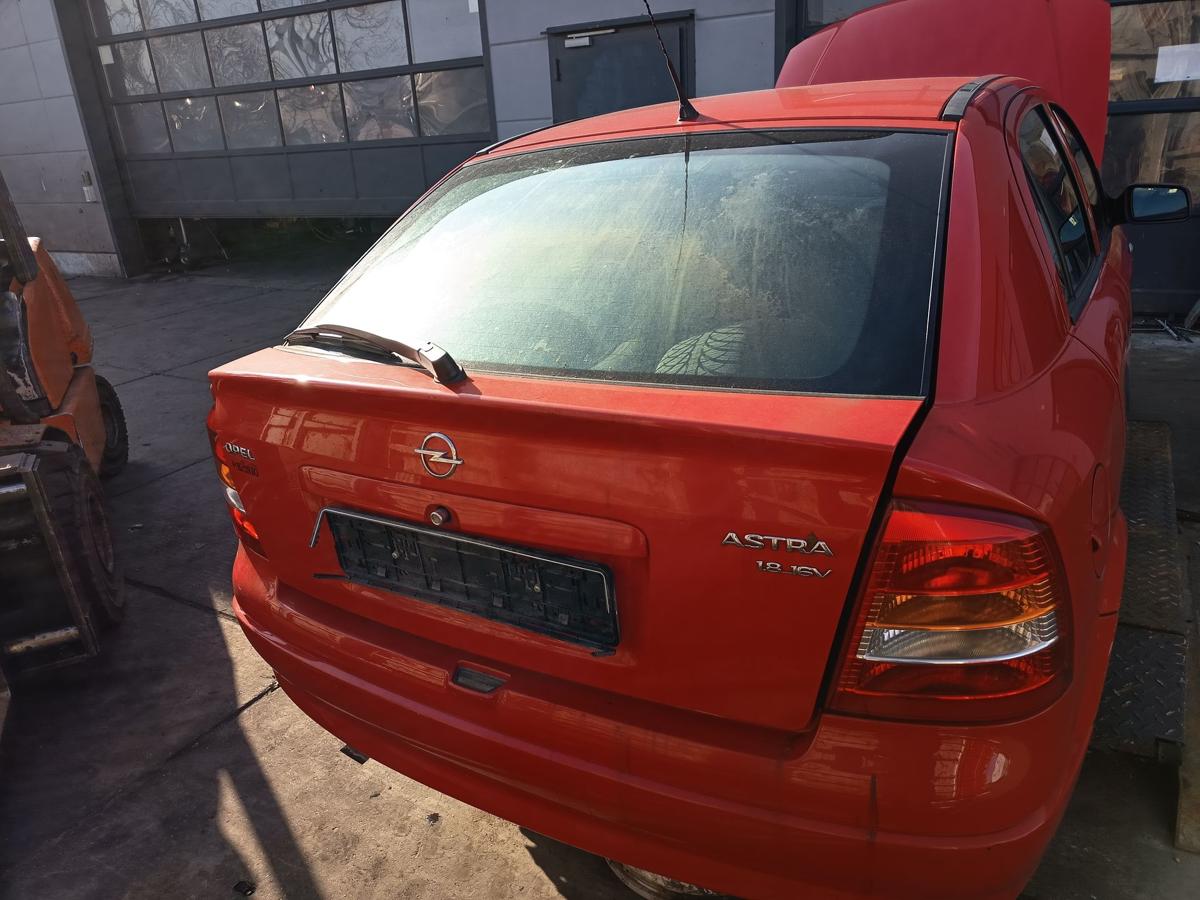 Opel Astra G original Heckklappe mit Scheibe Y547 Magmarot Baujahr 1998