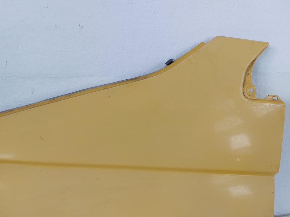 VW T5 7H Transporter Kotfl&uuml;gel vorn links Fahreseite Postgelb Dellen