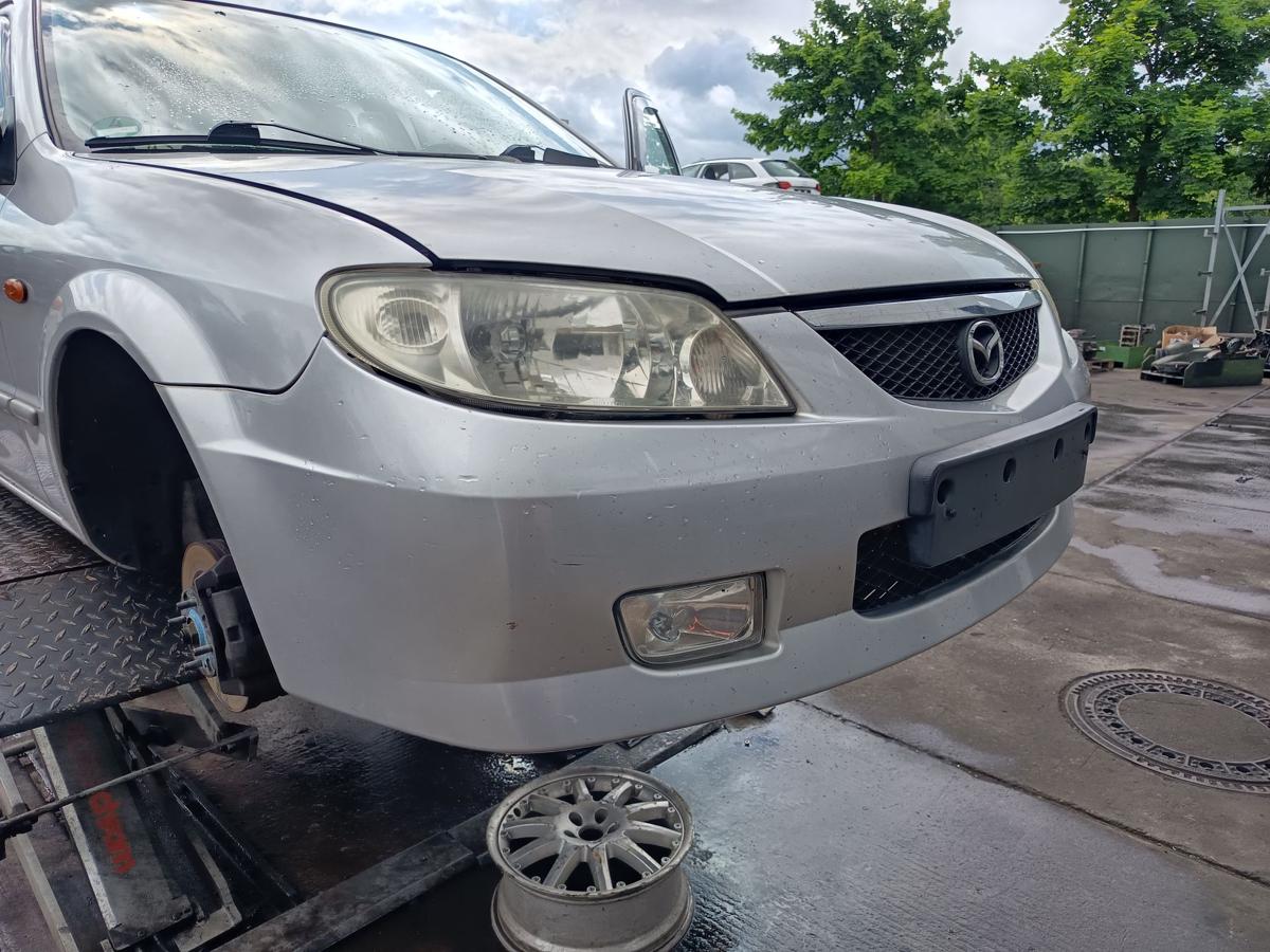 Mazda 323f VI original Stoßstange Fänger vorn/Front 22V Satinsilber Bj 2002