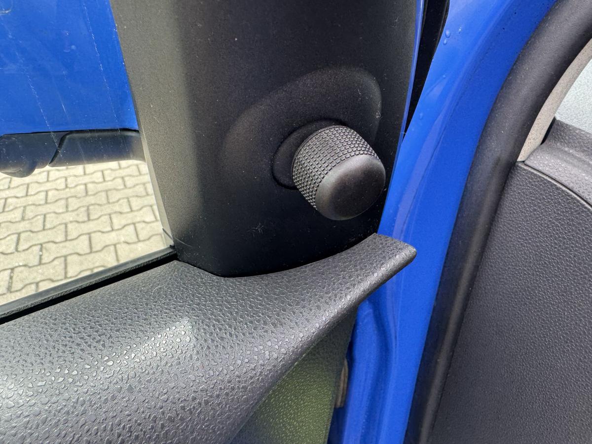 VW Polo 9N3 original Au&szlig;enspiegel links manuell verstellbar LA5F Summer Blue Bj.2008