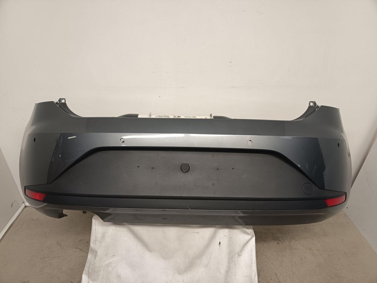 Seat Leon 5F orig Stoßstange hinten Stoßfänger PDC LX7R Monsungrau Bj 2014