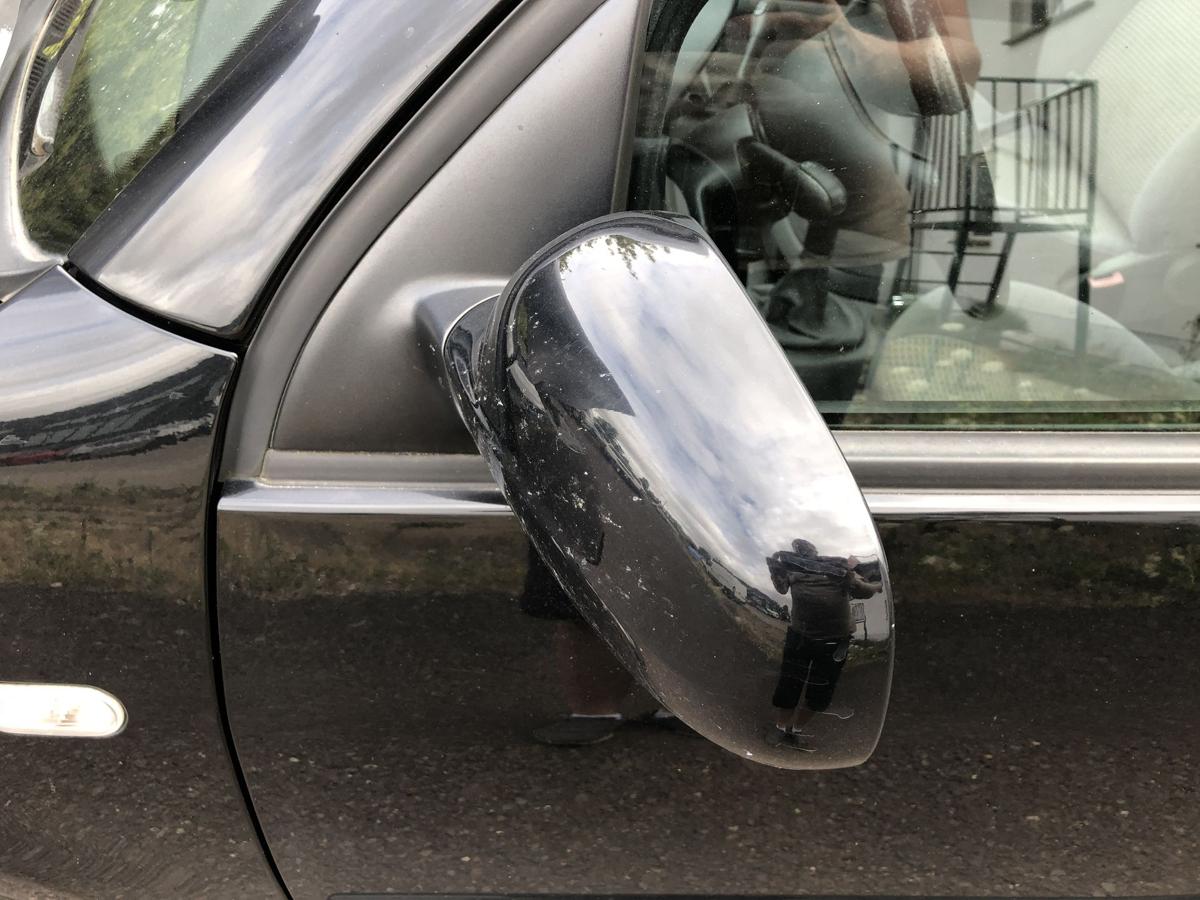 VW Lupo 6X Au&szlig;enspiegel links Seitenspiegel manuell L041 Brillantschwarz