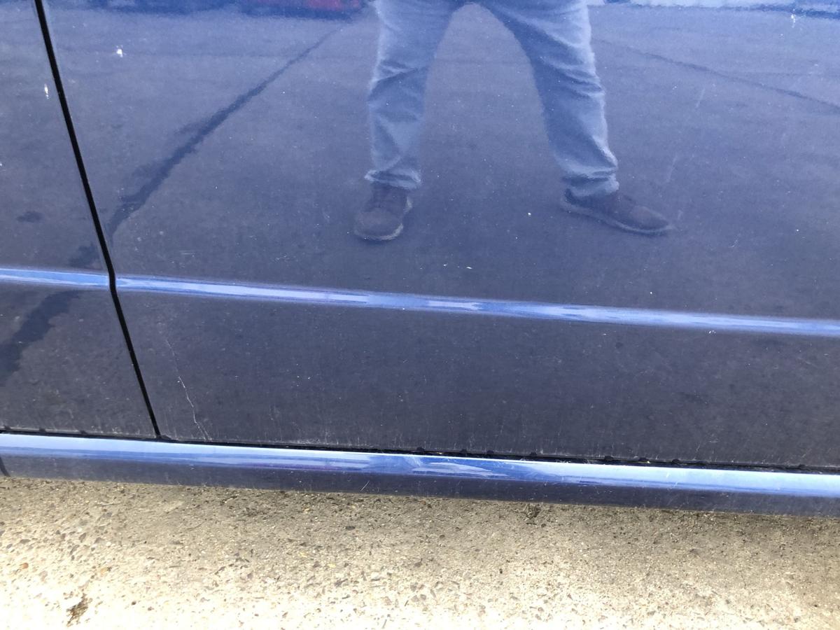 Skoda Fabia 6Y Combi T&uuml;r vorn rechts Beifahrert&uuml;r Rohbau LF5Q Storm Blau