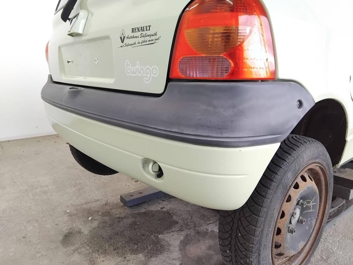 Renault Twingo 1 orig Sto&szlig;f&auml;nger Sto&szlig;stange hinten BJ2004 Facelift F97 Pastellgelb