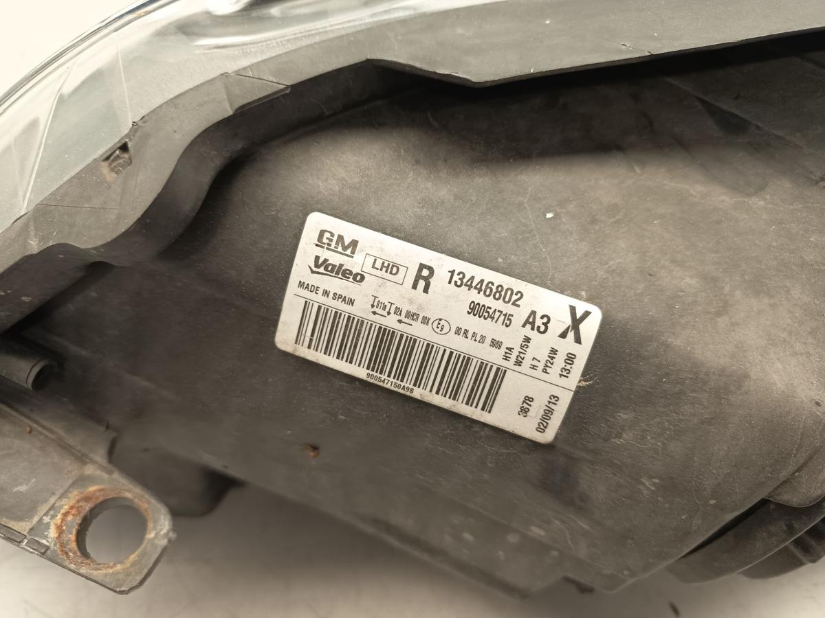 Opel Corsa D original Scheinwerfer rechts Halogen Facelift Baujahr 2013