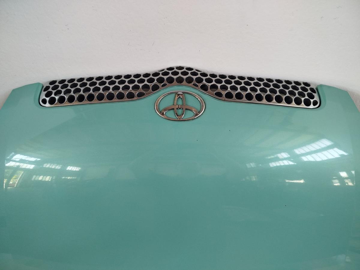 Toyota Yaris XP10 Motorhaube Haube Klappe Deckel Bonnet vorn 764 Light Aqua Met