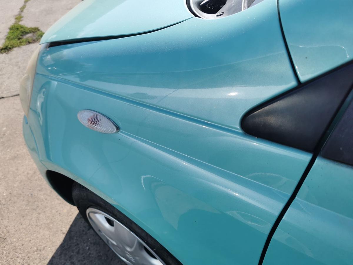 Toyota Yaris XP10 Kotflügel Fender Seitenwand vorn links DELLE 764 Light Aqua