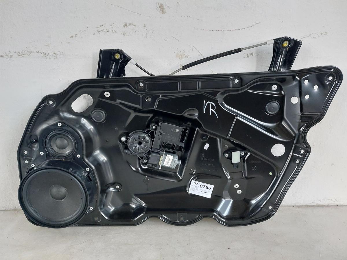 VW Passat 3C B7 Variant Fensterheber vorn rechts Motor Mechanik Grundplatte