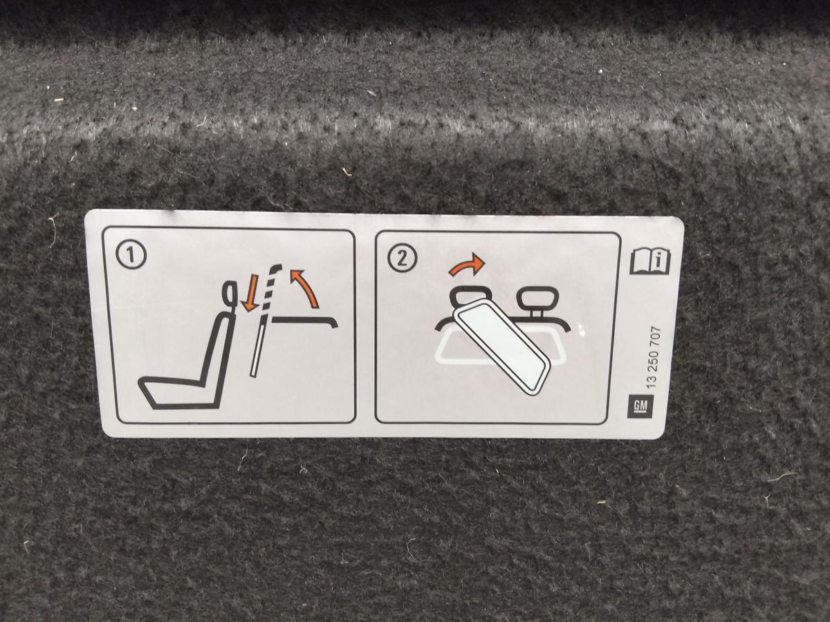 Opel Corsa D original Hutablage Kofferraumabdeckung schwarz 3t&uuml;rig BJ2007