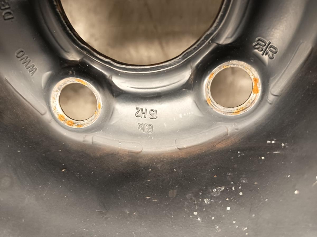 VW Golf IV original Satz Stahlfelgen 6x15 ET38 Baujahr 2003