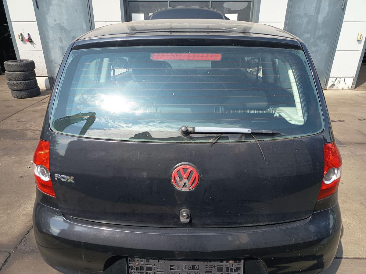 VW Fox original Heckklappe mit Scheibe LC9Z Black Magic Metallic Baujahr 2005