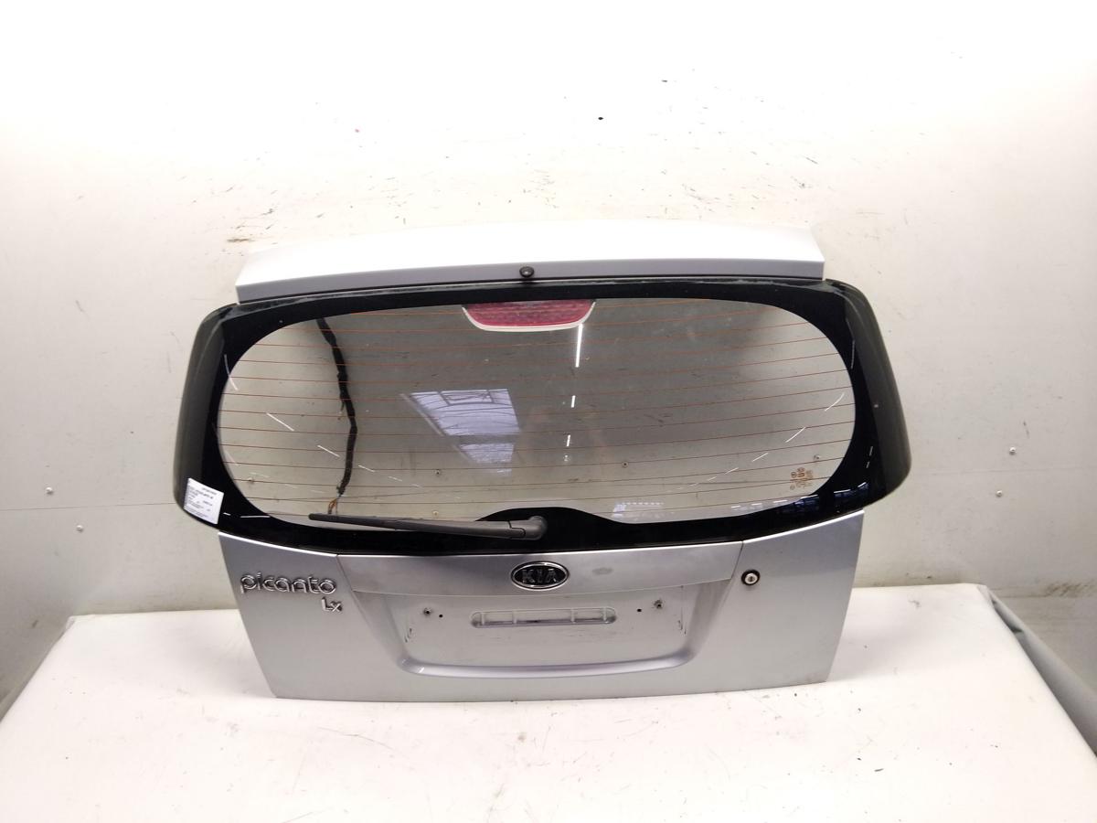 Kia Picanto BA Heckklappe silber mit Heckscheibe Bj.2006