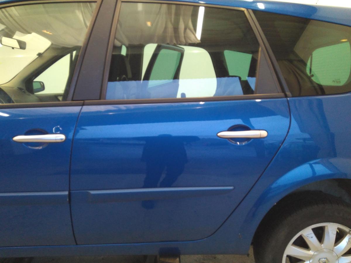 Renault Scenic 2 original Tür hinten links Blue Extrem Terna Rohbau Bj.2006