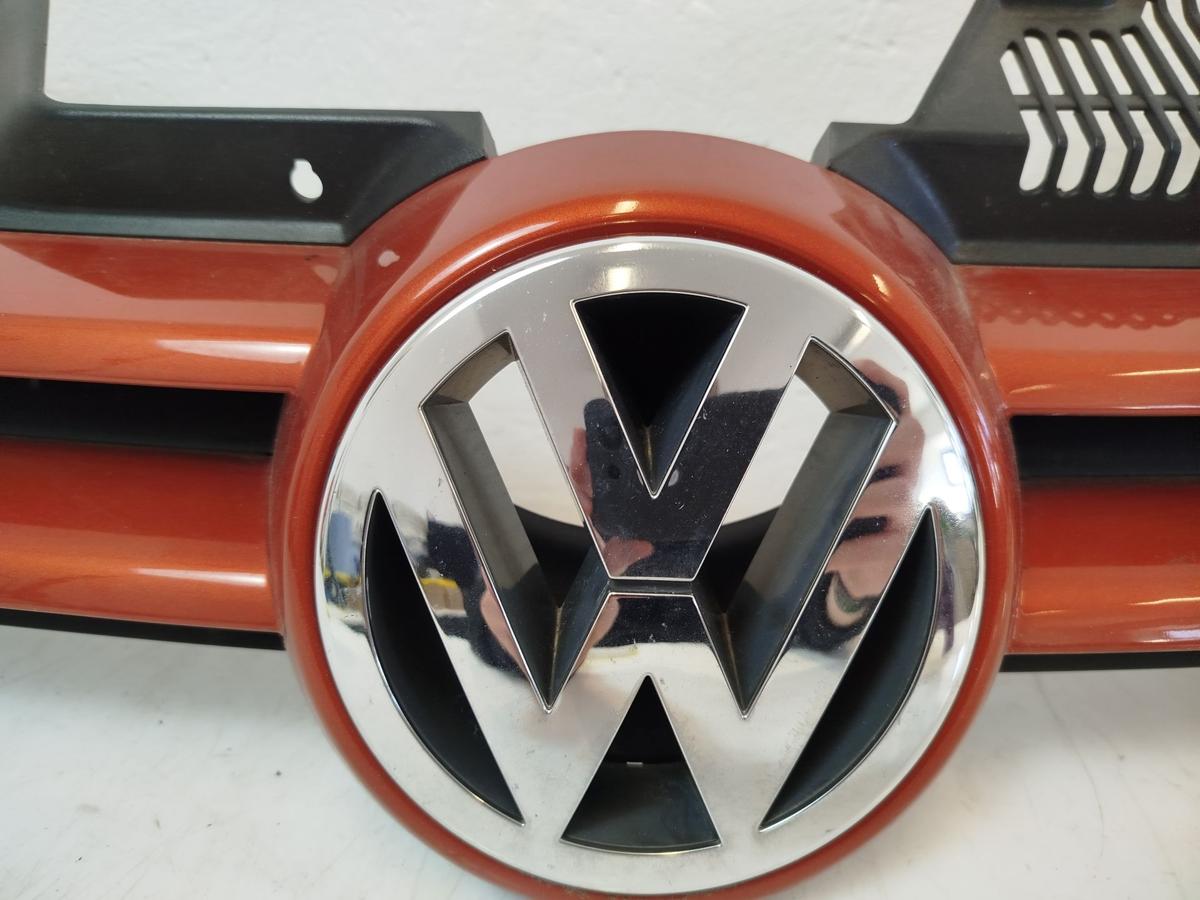 VW Golf V 5 1K Grill Kühlergrill Frontgrill mit Logo LA2W Copper Orange Met